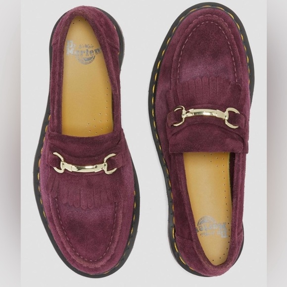 NWOT Dr. Martens Adrian Snaffle Suede Loafers - Picture 3 of 11
